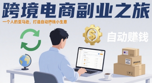 跨境电商副业之旅，一个人的亚马逊，打造自动賺钱小生意-网创吧