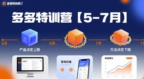 多多特训营【5-7月】产品决定上限，方法决定下限，各种玩法技巧落地实操-网创吧