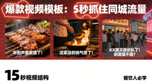 白泽老师·餐饮实体店短视频爆店-网创吧