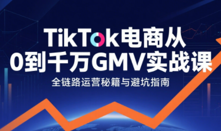 三千老师·TikTok电商从0到千万GMV实战课-网创吧