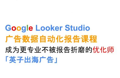 英子出海广告·Google Looker Studio从新手到高手-网创吧