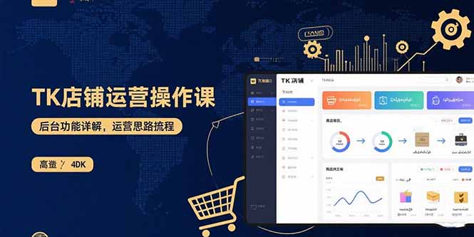 TK店铺运营实操课：后台功能详解，商品上架流程，运营思路拆解-网创吧