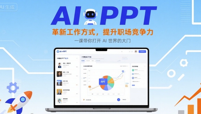 AI+PPT：革新工作方式，提升职场竞争力，一课带你打开 AI 世界的大门-网创吧