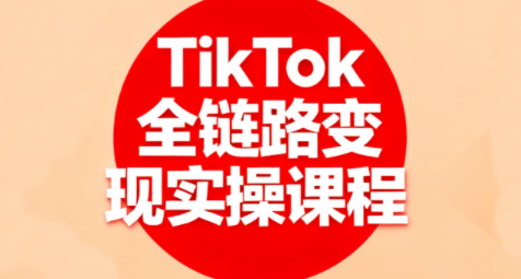 小杨老师·TikTok全链路变现实操课程-网创吧