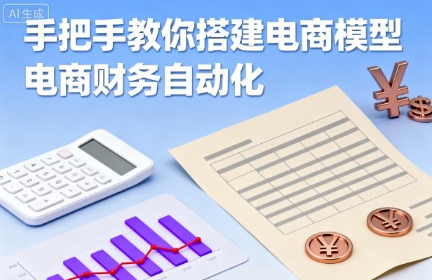 手把手教你搭建电商模型-电商财务自动化-网创吧