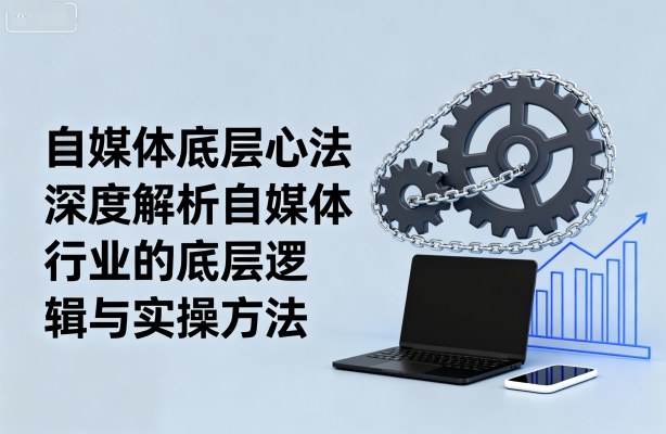 自媒体底层心法，深度解析自媒体行业的底层逻辑与实操方法-网创吧
