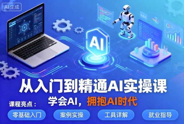 从入门到精通AI实操课,学会AI,拥抱AI时代-网创吧