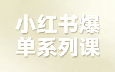 尼采老师·小红书爆单系列课-网创吧