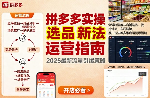 王校长9月12拼多多实操新玩法，全链路涵盖从店铺选品、找对标，布局链接，推广玩法等多维度运营思路-网创吧