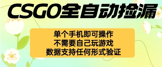 自动挂G捡漏，不用自己挂G不用玩游戏，一个手机即可操作，新手小白轻松月入1W+【揭秘】-网创吧