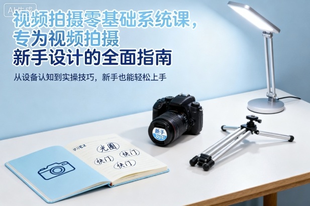 视频拍摄零基础系统课，专为视频拍摄新手设计的全面指南-网创吧