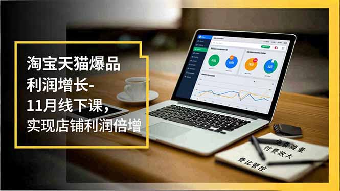 淘宝天猫爆品利润增长-11月线下课，免费流量、付费放大、费比管控，实现店铺利润倍增-网创吧